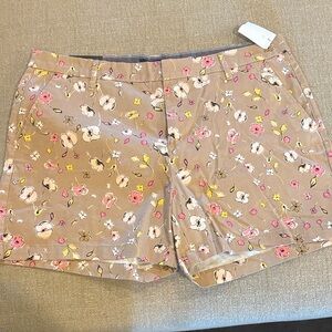 Tommy Hilfiger Tan Floral Women's Shorts